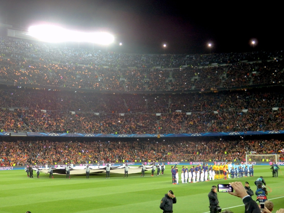 Camp Nou - MCFC v Barcelona